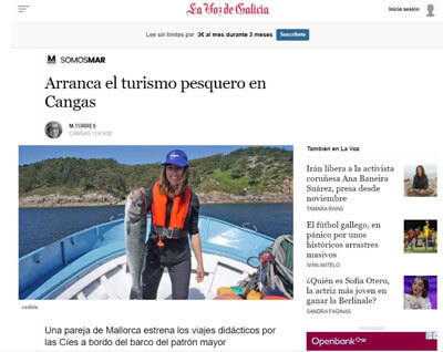 www.pescaturismespain.cat Notícies, vídeos i reportatges de La Voz de Galicia sobre Pescaturisme