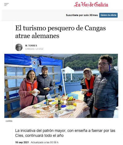 www.pescaturismespain.cat Notícies, vídeos i reportatges de La Voz de Galicia sobre Pescaturisme